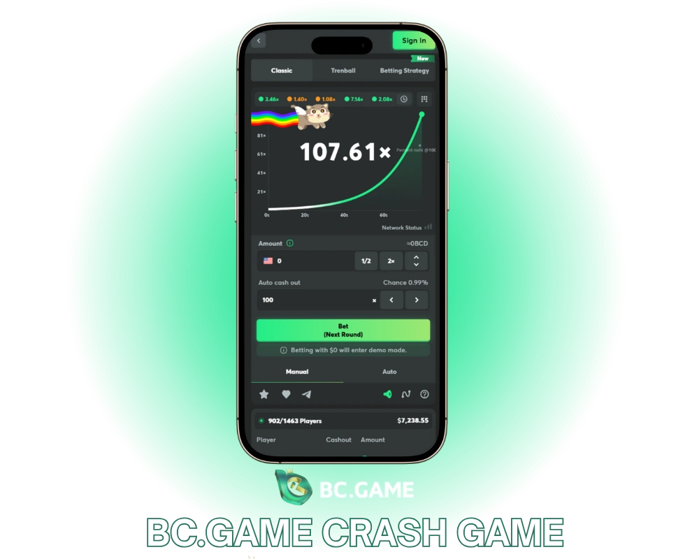 BC Game Crash game