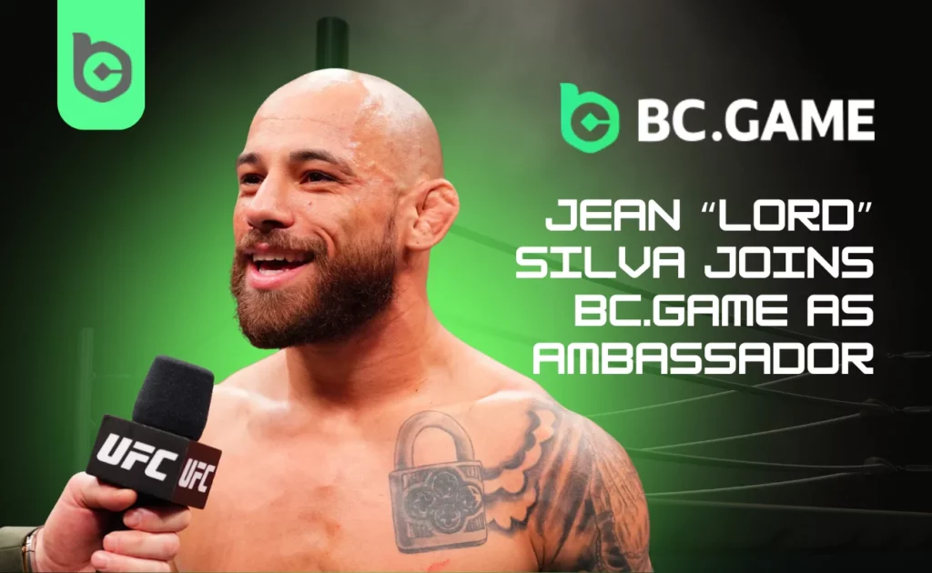 Jean “Lord” Silva Joins BC.GAME as Global Combat Sports Ambassador