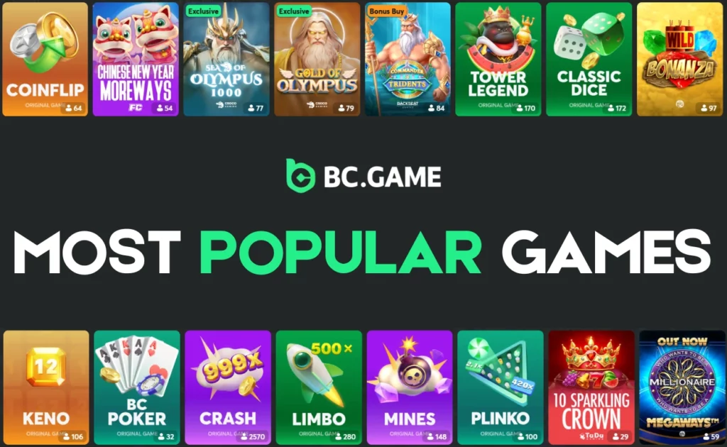 BC Game Games at App